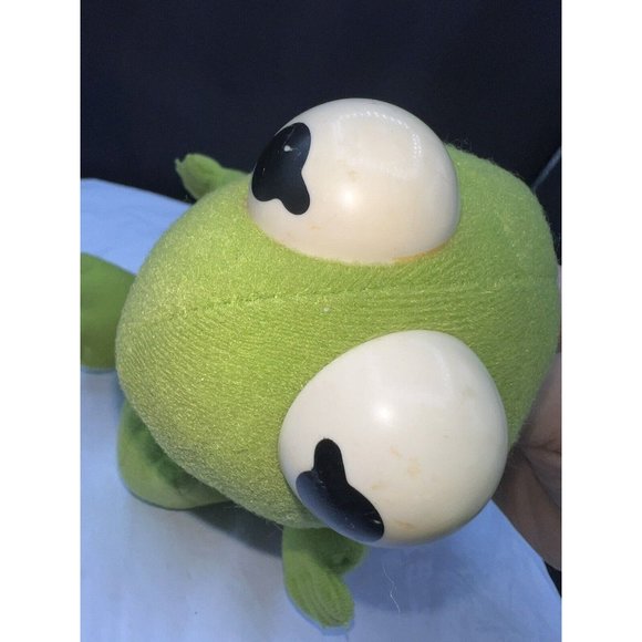 1987 McDonalds Christmas Baby Kermit The Frog PLUSH Jim Henson Muppet Babies Vtg - Picture 6 of 9